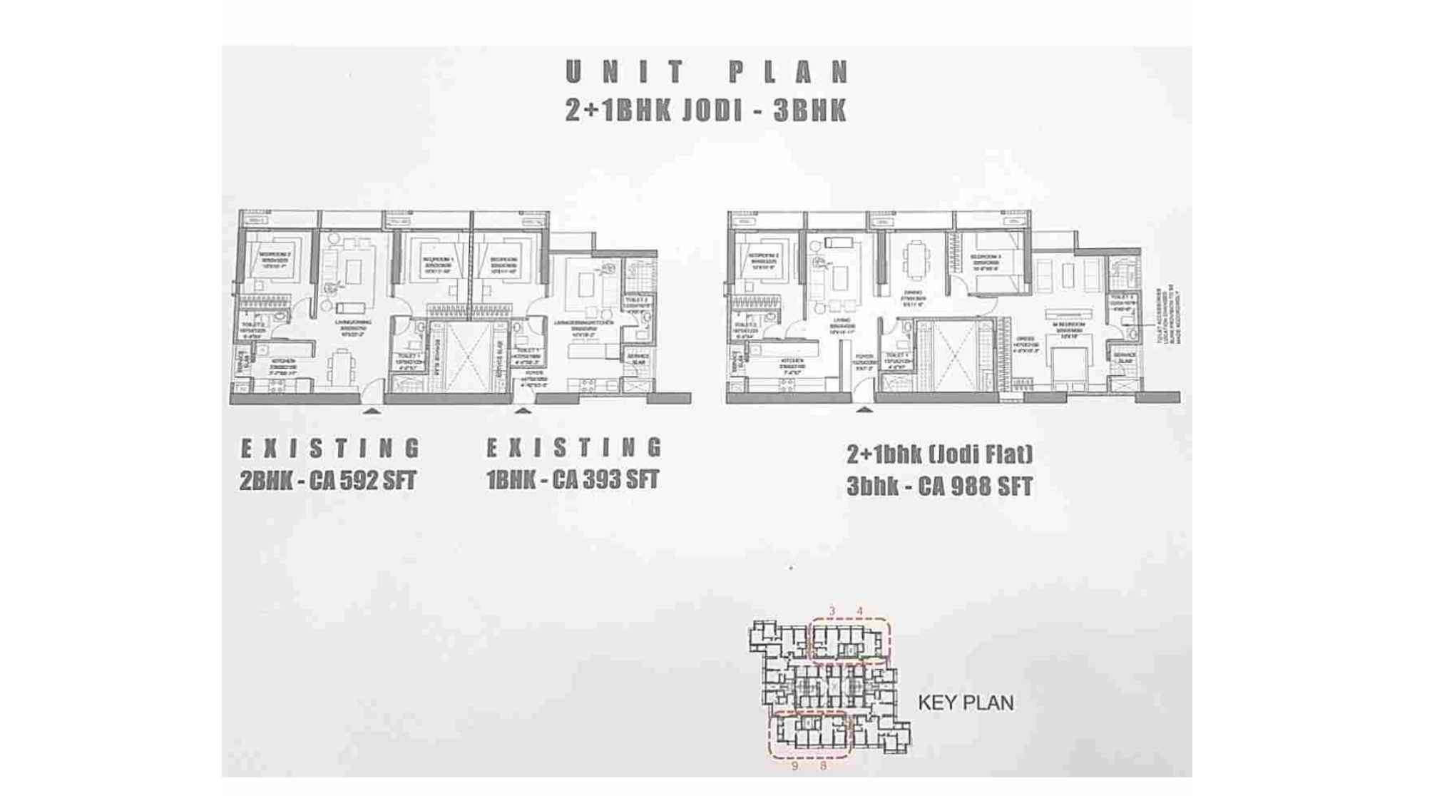 Sheth-Auris-Tower-B-Clara-Floor-Plan-3-BHK-988-sqft